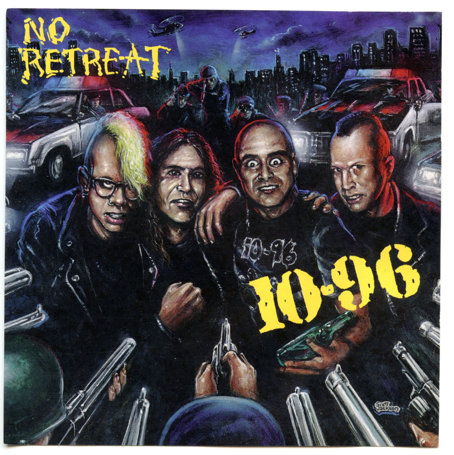 10-96 – “No Retreat” CD / LP | Beer City Records & Skateboards